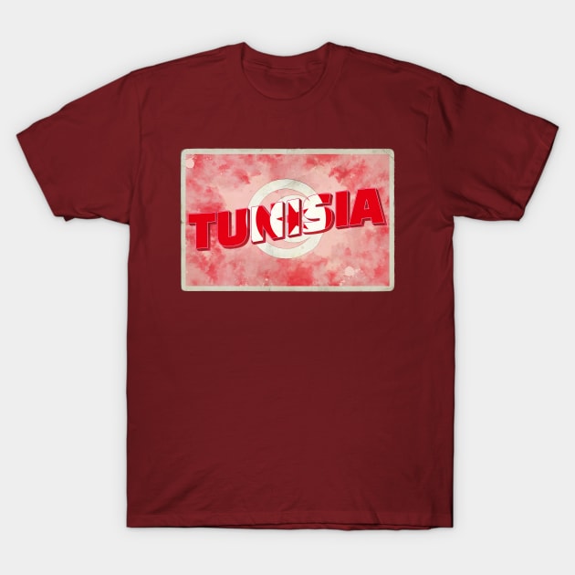 Tunisia vintage style retro souvenir T-Shirt by DesignerPropo